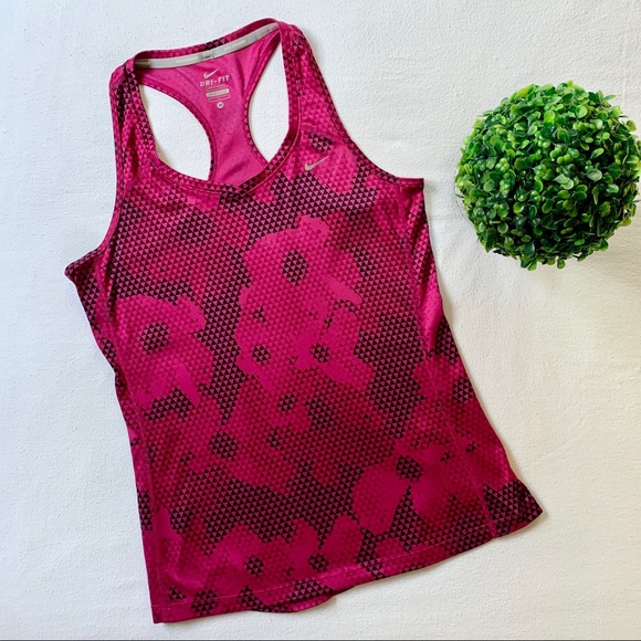 Nike Miler Dri-Fit Tank Top Pink Size Medium